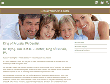 Tablet Screenshot of dentalwellnesscentre.com